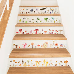 Robmoda glow-in-the-dark mushroom decals are removable and suitable for bathrooms