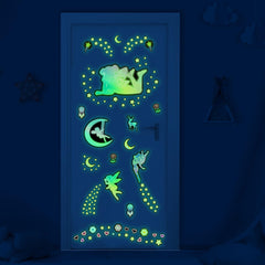 Robmoda stars wall stickers glow after light exposure