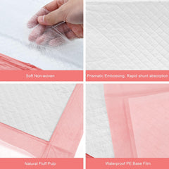Rocinha pad with high-absorption core keeps surfaces dry between changes