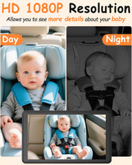 Rohent in-car night vision captures infant details with minimal glare