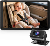 Rohent baby camera with 7.2-inch monitor provides clear rear viewing day and night