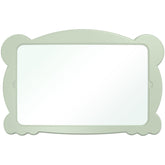 Rohent baby car mirror front view showing clear wide monitoring angle for rear-facing infant safety