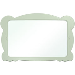 Rohent baby car mirror front view showing clear wide monitoring angle for rear-facing infant safety