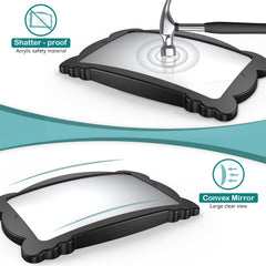 Rohent carseat mirror wide distortion-free view for quick checks