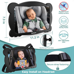 Rohent dual-straps secure-fit design prevents slipping for steady viewing.