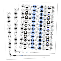 RokAPary kisses labels applied to candy wrappers for elegant party favors