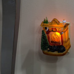 Roman Sleeping Bear night light with 360-degree swivel base for flexible outlet placement