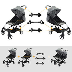ROMIRUS easy-install on stroller frame with hand-tightened screws.