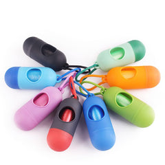 ROMIRUS five-roll pack with 15 bags per roll for long trips.
