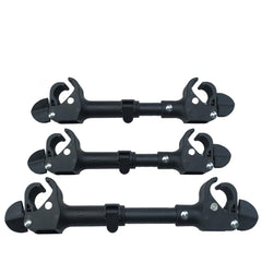 ROMIRUS adjustable-clamps securely fit most umbrella strollers.