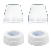 ROMIRUS anti-colic screw ring close-up for Philips Avent bottles with secure seal.