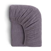 ROMY RO muslin crib sheet – soft texture for gentle baby skin.
