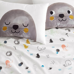 Rookie Humans pillowcase with envelope closure keeps pillows in place during sleep.