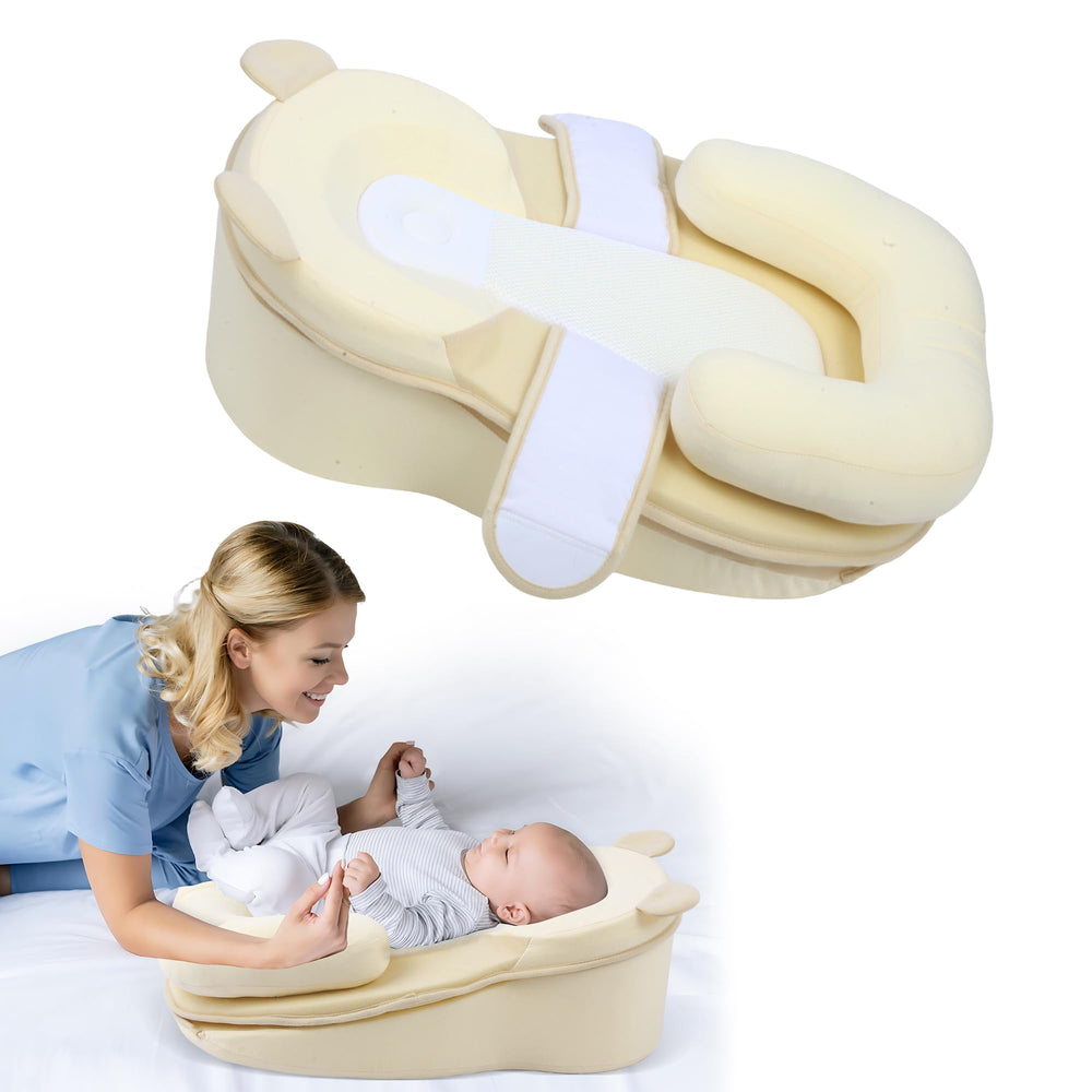 Rootling baby feeding pillow with dual-function detachable design for flexible use