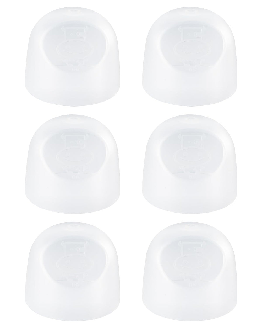 ROPOSY 6-pack bottle caps for Pigeon, compatible and easy to swap during feeding