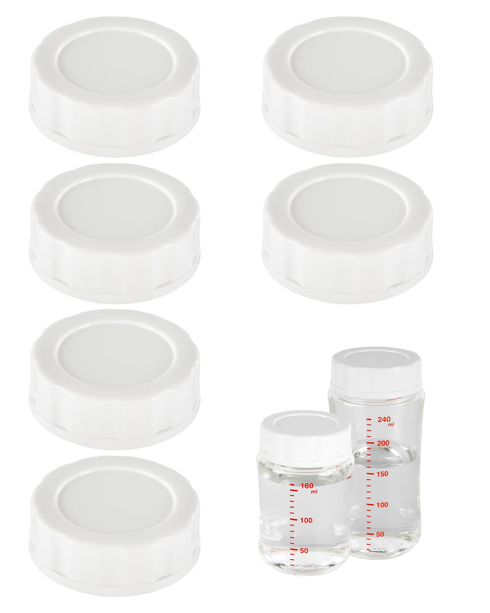 ROPOSY baby bottle cap for Pigeon bottle with a soft, secure closure to help prevent leaks.
