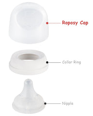 ROPOSY leak-proof bottle cap ensures mess-free feeds at home or on the go