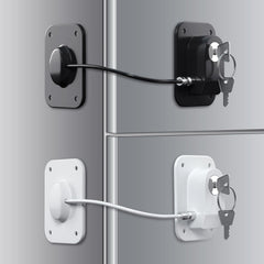 RORMGO fridge lock two-pack with keys for easy access and safety