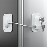 RORMGO refrigerator lock 2-pack on fridge door for childproof protection