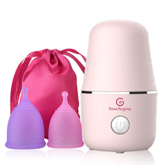 Rosa Rugosa steamer demonstrates a compact design for easy at-home sterilization.