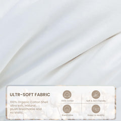ROSE FEATHER comforter diamond quilted design distributes warmth evenly
