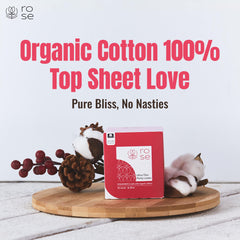 ROSE panty liner ultra-thin design for comfortable all-day wear