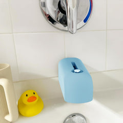 Roslim minimalist safety design stays out of the way during baths.
