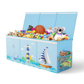 Rossoff toy storage with lid, showcasing extra large capacity for kids' rooms