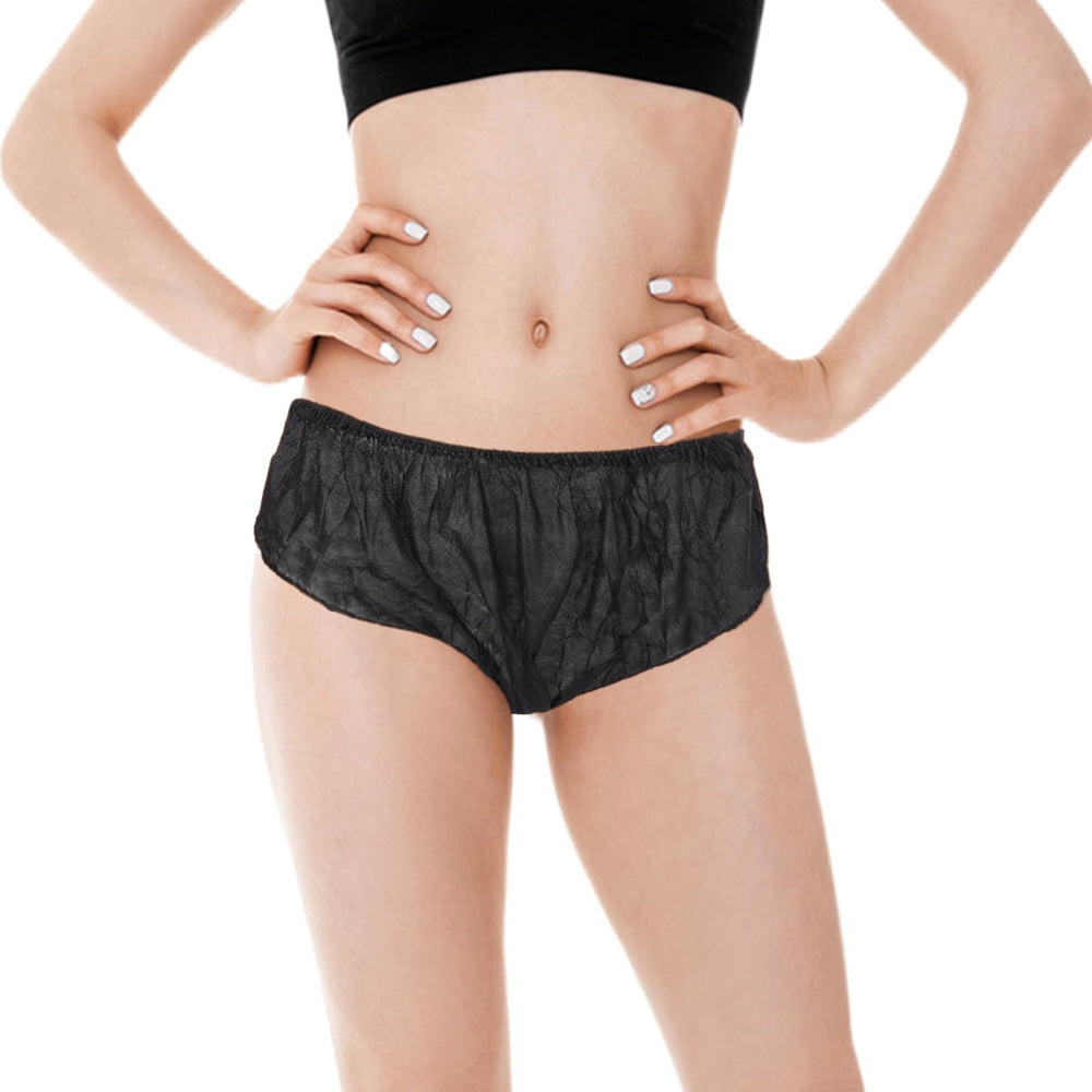 Rosvola disposable underwear packaging showing compact, travel-ready single-use protection