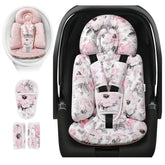 RosyLCG infant car seat insert provides full-body newborn support