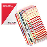 Roth ID Tag Family Kit included items for quick setup and emergency labeling.