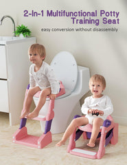 ROUTTOON potty seat close-up on anti-slip pads for stability