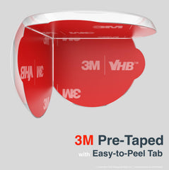 Roving Cove Easy-peel tab enables quick, clean installation.