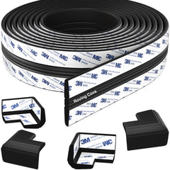 Roving Cove PreFit edge protector on a smooth table edge for safer furniture.