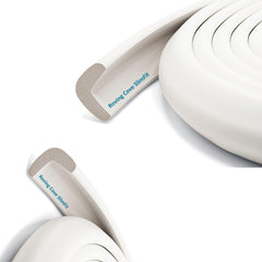 Roving Cove Slim-Fit edge protector on a furniture edge showing slim profile and cushioning