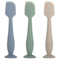 ROXANEPIG blue diaper cream spatula showing soft silicone tip for gentle application