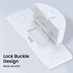 Roxiuc double-buckle design fits standard wall plates for reliable protection.