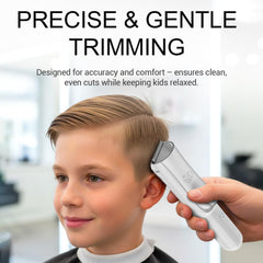 Royal Angels waterproof baby trimmer design allows easy rinsing after trims.