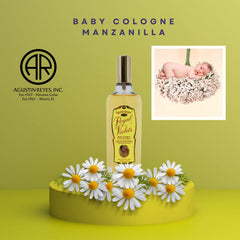 Royal Violets Baby Cologne applied to skin for a calm, gentle aroma