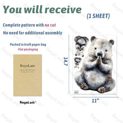 RoyoLam Australian animal wall decal adds color to a classroom