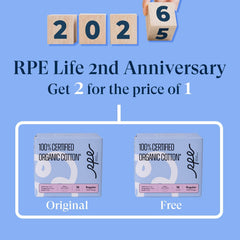 RPE Life ultra-thin absorbent pad offers discreet comfort.