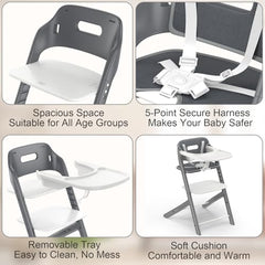 RPTGH high chair cushion adds warmth and comfort during mealtime
