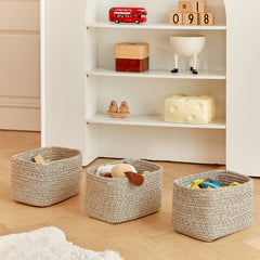 R RUNKA counter organizer basket adds style while storing cosmetics neatly