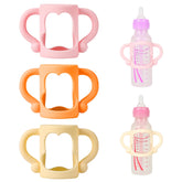 RTMOK bottle handles on Dr. Browns narrow bottle offer a secure grip for tiny hands.