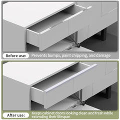 RUANSTEC kitchen cabinet edge guard keeps doors looking new during daily use.