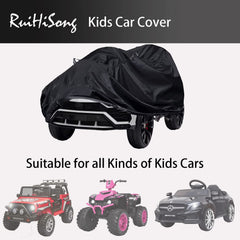 RuiHiSong Kids Car Cover waterproof material keeps the ride-on clean and dry
