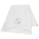 Runeaoys baptism blanket crosses and doves embroidery, ideal for church photos