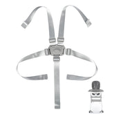 Runhike adjustable high chair straps with quick-release buckles for quick, secure meals.