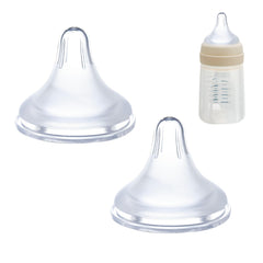 Runhike Spectra-compatible nipples Size S, 0–3 months, two-pack for easy bottle feeding.