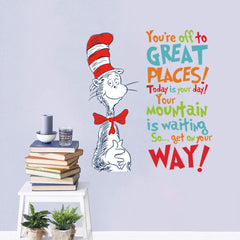 Runtoo baby nursery wall sticker with inspirational quotes for soothing spaces.
